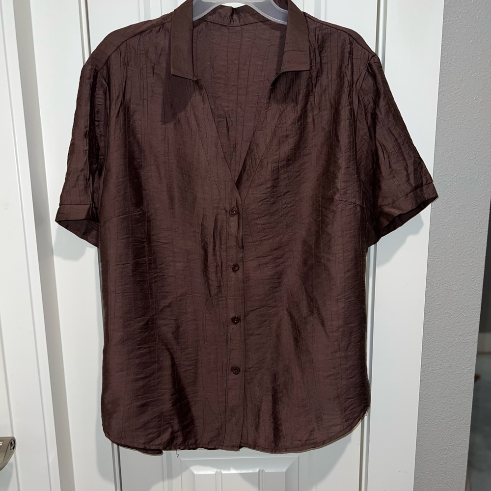 Button Front Shirt - Picture 3 of 7